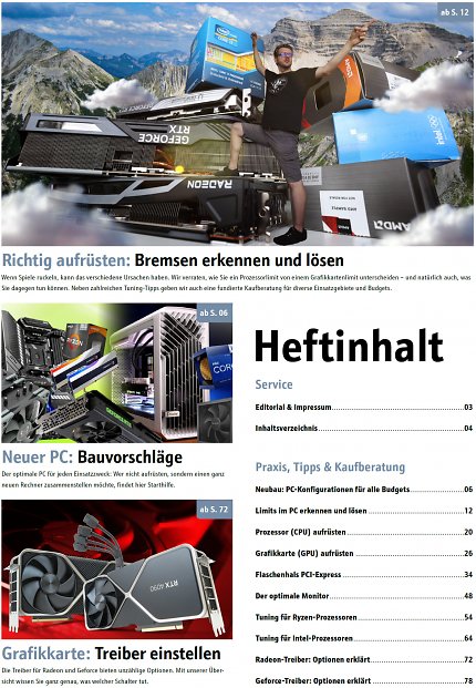 PCGH-Sonderheft 02/2023:<strong> 'Machen Sie Ihren PC fit für 2024'</strong> - 50 Seiten Praxistipps