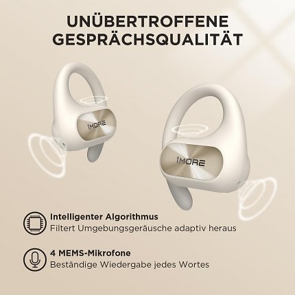 Auch in lauten Umgebungen lassen sich dank eines intelligenten Algorithmus bequem Telefonate führen.