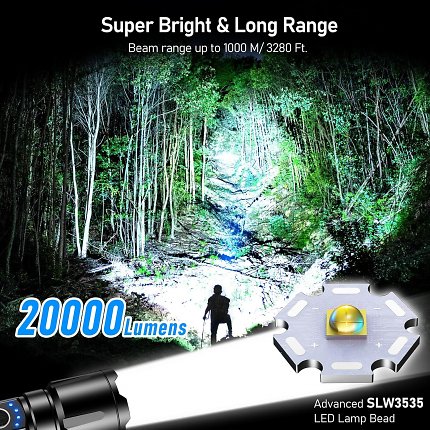 Blukar LED Taschenlampe