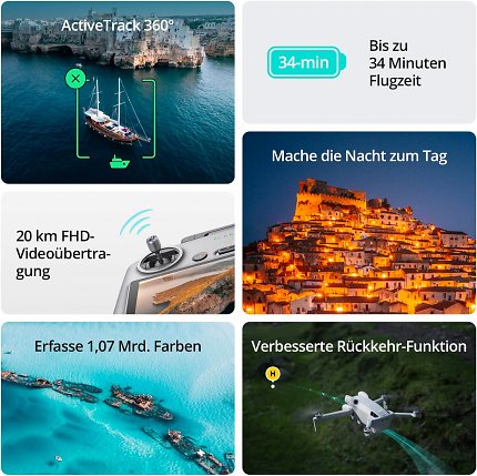 Features der DJI Mini 4 Pro