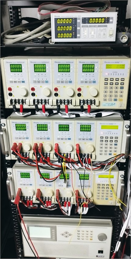 Mit unter anderem Chroma-Equipment wird den Netzteilen ganz genau auf den Zahn gefühlt.