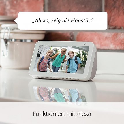 Die Ring Doorbell funktioniert mit Alexa und einem Amazon Echo.