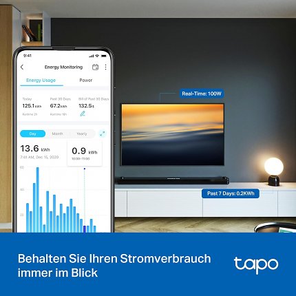 TP Link Tapo P110 Smart Steckdose hilft beim Stromsparen