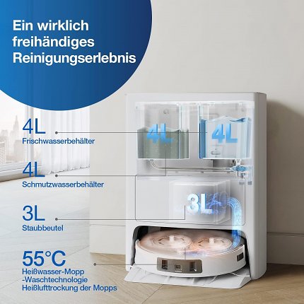 Ein weiterer Bestseller bei Amazon: ECOVACS DEEBOT T20 OMNI 6000Pa Saugroboter