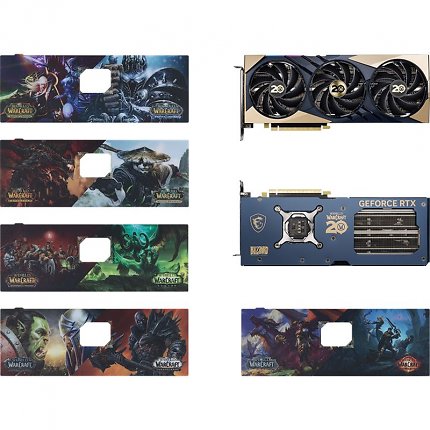 In der WoW Edition der MSI RTX 4070 Super sind magnetische Backplates mit Motiven aller Erweiterungen inkl. The War Within enthalten.