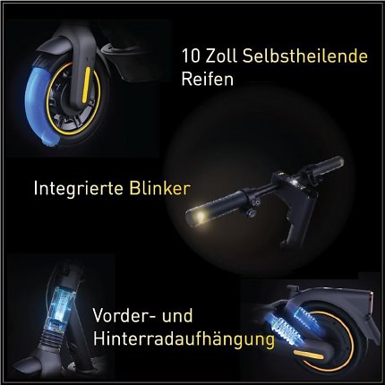 Segway setzt beim Kickscooter Max G2D voll auf Fahrkomfort und Sicherheit