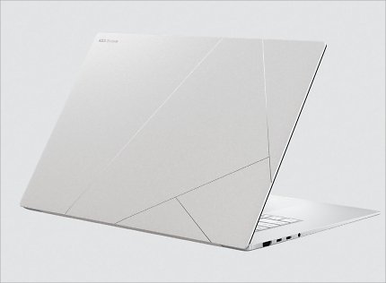 Das Gehäuse des Zenbook S16 besteht zu einem Großteil aus 'Ceraluminum' (tatsächlich ohne zweites 'i'), einer Hightech-Keramik aus der Luft- und Raumfahrt.