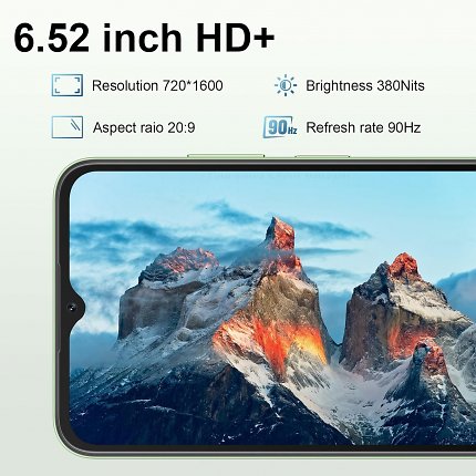 Ein Highlight des Blackview A52 Pro ist das große, flüssige Display.