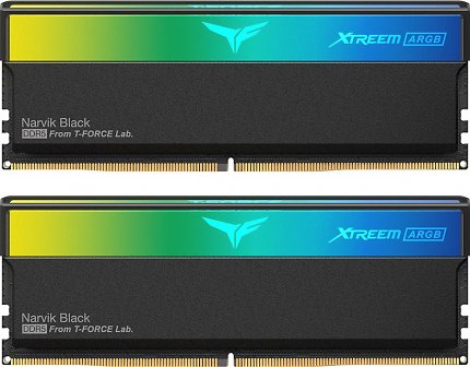 Teamgroup T-Force Xtreem ARGB FF9D548G8000HC38EDC01: 2× 24 GiByte DDR5-8000 (38-49-49-84) @ 1,40 Volt