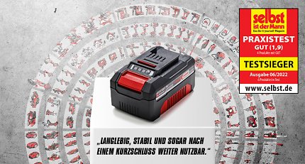 Der 18V-Akku der Power-X-Change-Serie ist nun wieder bei Amazon für 15 Euro zu haben. Er eignet sich für Hunderte Maschinen.