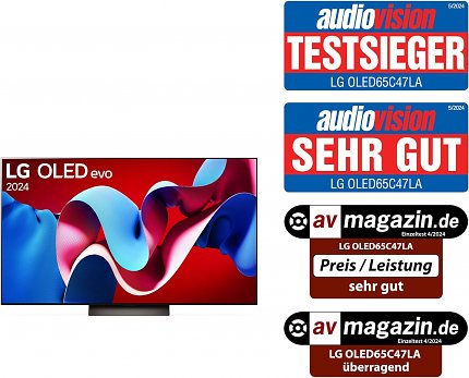 Der LG OLED C4 ist mehrfach ausgezeichnet und aktuell zum Tiefstpreis zu haben.