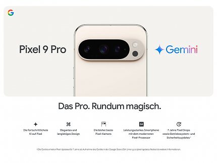 Das Google Pixel 9 Pro im Überblick.