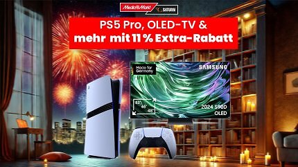 Nur für kurze Zeit: MediaMarkt schenkt 11 % Extra-Rabatt auf TVs, PS5 Pro, Switch, Drohnen und mehr