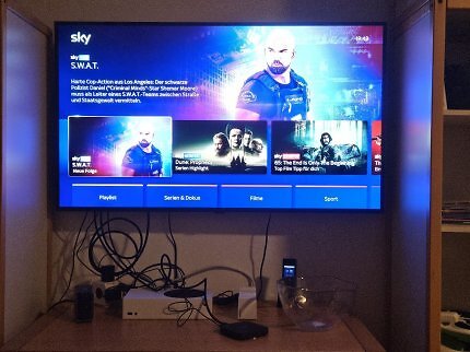 Startseite von Sky Stream