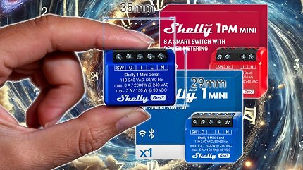 Das smarte Relais von Shelly, das 1 Mini Gen3, eignet sich zum Einbau in Steckdosen, hinter Schaltern und in Lampengehäusen. Bei Amazon ist es günstiger als anderswo.