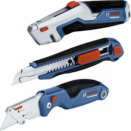 Im Set zahlen Bastler und Schrauber weniger als anderswo für die Cuttermesser und Universalmesser von Bosch Professional.
