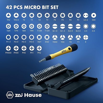 Das Wiha-Micro-Bit-Set ist zeitlich befristet im Angebot. Es bietet speziele Profile für PC-Schrauber udn Bastler.