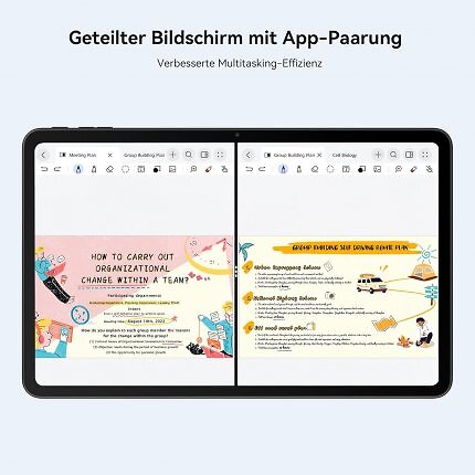 Dank des großen Bildschirms kann man auch zwei Apps parallel nutzen, ohne größere Abstriche machen zu müssen.