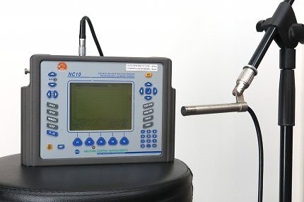 Unser Lautheitsmessgerät: Ein Cortex Analyzer NC10.