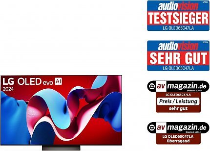 Der LG OLED TV C4 ist mehrfacher Testsieger und war noch nie günstiger als jetzt.