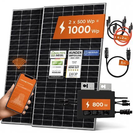 Das 1.000-Watt-Balkonkraftwerk von Solarway hat sich bei Amazon zum neuen Bestseller Nr. 1 gemausert. Es punktet mit seinem Zubehör.