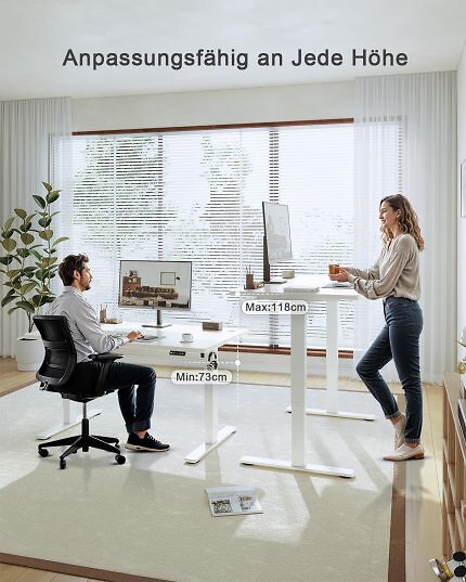 Dank der Memory-Funktion lassen sich bevorzugte Höhen speichern.