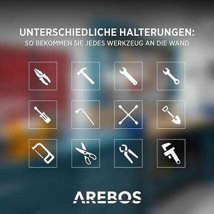Für eine Vielzahl an Werkzeugen gibt es die passende Halterung.