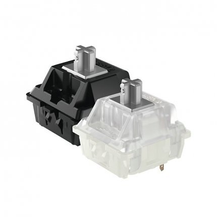 Mit einem Auslöseweg von nur 1,2 mm (gesamter Hubweg: 3,4 mm) ist der lineare Cherry MX (RGB) Speed Silver ein echter Gamer-Switch.