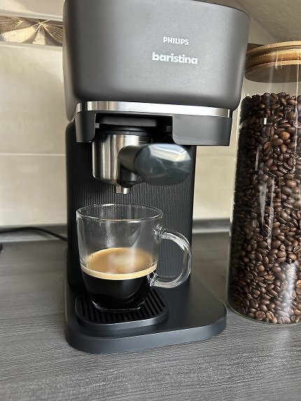 Philips Baristina im Alltagstest: Espresso und Café Crema auf Knopfdruck (5)