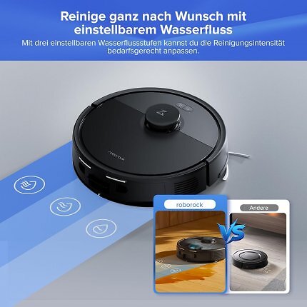 Der Roborock Q7 L5+ ist ein Saugroboter mit Wischfunktion und automatischer Staubentleerung.