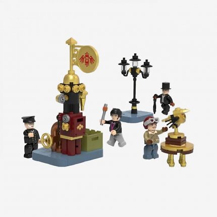 Steampunk-Mini-Figuren von Bluebrixx.