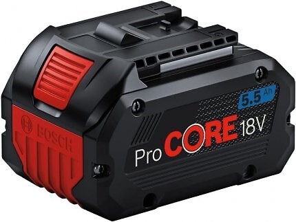 Der 5,5 Ah große Pro-Core-Akku bietet modernere Zellen als der normale 18V-Akku von Bosch Professional. Nun ist er bei Amazon befristet im Angebot neben weiteren Werkzeuge.
