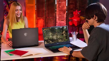 Futuristischer Look und moderne Technik: die Cyborg-Serie von MSI ist ein Blickfang.