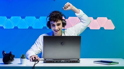 Für epische Matches und Siege geschaffen: Die Laptops der Vector-Serie bieten Power, die begeistert!