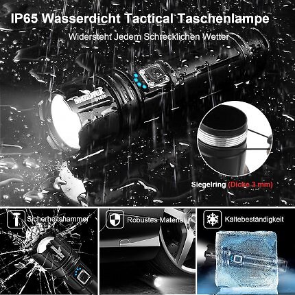 Als taktische Taschenlampe ist die Shadowhawk besonders robust.