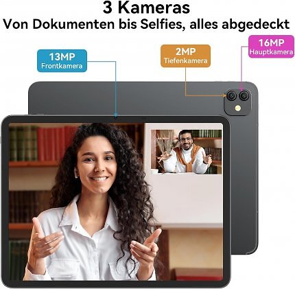 Für Fotoaufnahmen oder Video-Calls ist das Link 8 gut geeignet.