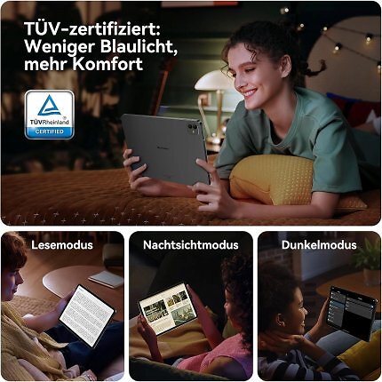Das Blackview Link 8 bietet verschiedene, augenschonende Darstellungsmodi.