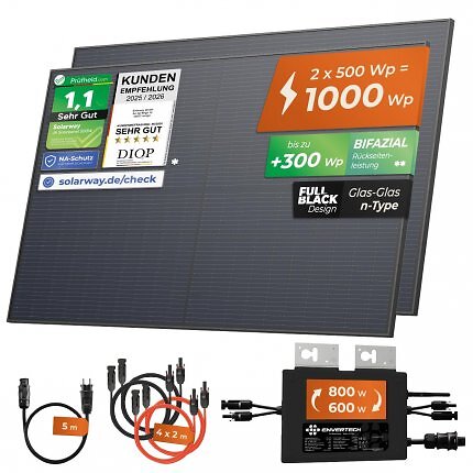 Am Black Friday sind bei Amazon verschiedene Balkonkraftwerke günstig wie dort nie in der Klasse von 880 bis 2.000 Watt.
