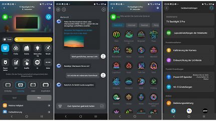 Screenshots der Govee-App