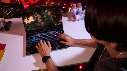 Futuristischer Look und moderne Technik: die Cyborg-Serie von MSI ist ein Blickfang.