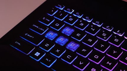 Bei der Katana-Serie ist klar erkennbar, für welchen Einsatz die Laptops gemacht sind.