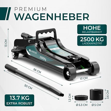 Premium-Wagenheber zum Sparpreis.