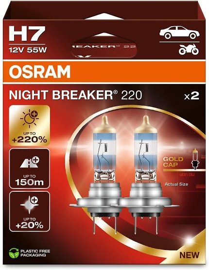 Die Osram Night Breaker 220 mit 1.500 Lumen sind zum Black-Friday-Preis im Angebot.