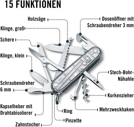Schweizer Taschenmesser wie der Victorinox Huntsman sind bei Amazon am Black Friday befristet im Angebot.