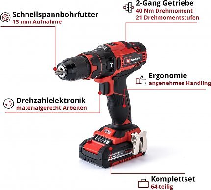 Die Stärken des Einhell-Sets im Überblick.