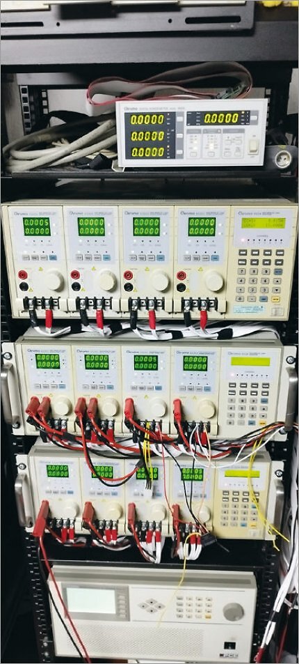 Mit unter anderem Chroma-Equipment wird den Netzteilen ganz genau auf den Zahn gefühlt.