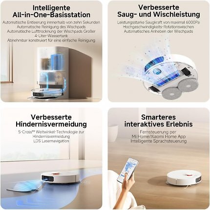 Xiaomi Robot Vacuum X20+ ist ein Saugroboter mit Moppreinigung. Nun ist er zum besten Amazon-Preis im Angebot.