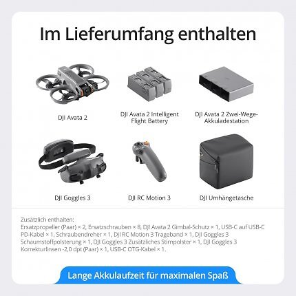 In der DJI Avata 2 Fly More Combo bekommt man viel Drohnenspaß jetzt erstaunlich günstig.