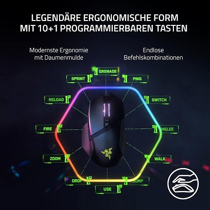 Bei Amazon ist die Razer Basilisk V3 Pro die beliebteste Gaming-Maus.