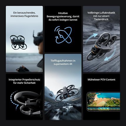 Bei <i>Heise Online</i> wurde die DJI Avata 2 im Test mit 5 von 5 Sternen bewertet.